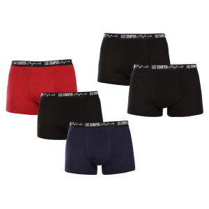 5PACK pánské boxerky Lee Cooper vícebarevné (PO41013) 3XL