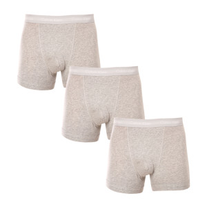 3PACK pánské boxerky Calvin Klein šedé (U2662G-080) S