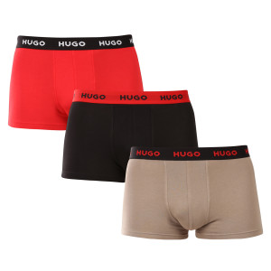 3PACK pánské boxerky HUGO vícebarevné (50532611 979) S