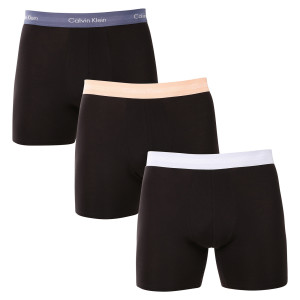 3PACK pánské boxerky Calvin Klein černé (NB1770A-VXQ) M