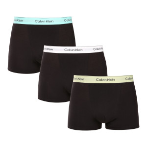 3PACK pánské boxerky Calvin Klein černé (NB4286-VRB) XL
