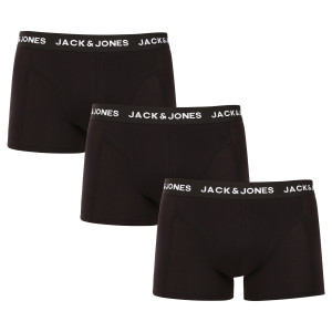 3PACK pánské boxerky Jack and Jones černé (12171944) L