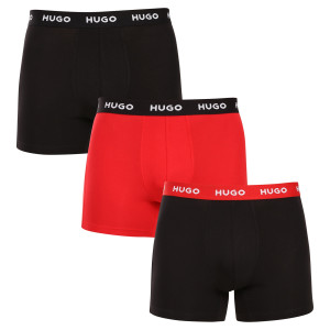 3PACK pánské boxerky HUGO vícebarevné (50532613 986) XL