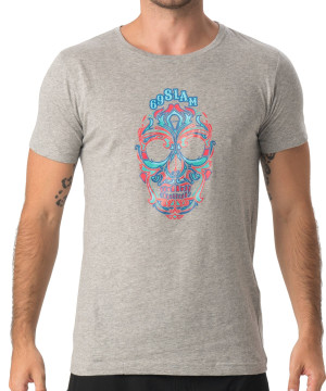 Pánské tričko 69SLAM SKULLNAMENT GREY (MTGSKN-GY) M