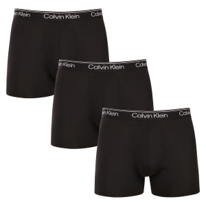 3PACK pánské boxerky Calvin Klein černé (NB4410-UB1) M