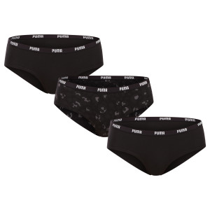 3PACK dámské kalhotky Puma vícebarevné (701236777 002) XL
