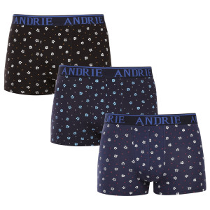 3PACK pánské boxerky Andrie vícebarevné (PS 5710) XL