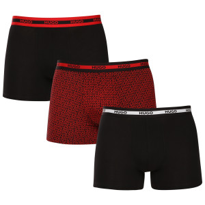 3PACK pánské boxerky HUGO vícebarevné (50545674 963) XXL