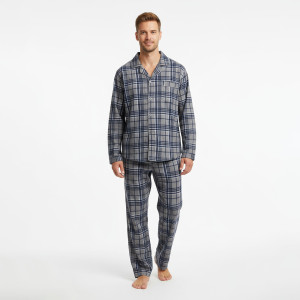Pánské pyžamo Gianvaglia vícebarevné (2502/grey) XXL