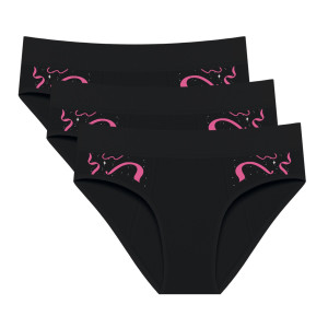 3PACK menstruační kalhotky Intimina Bloom (INTIM62) XS