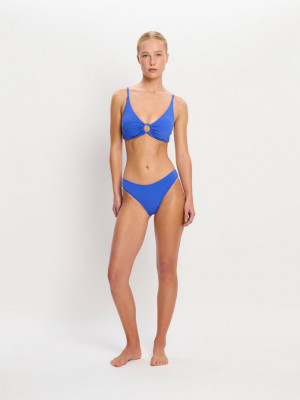 Plavky Modibodi Plunge Top Electric Indigo horní díl (PMPTEI) XL