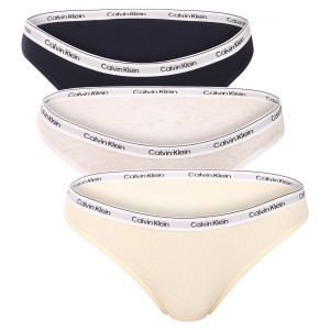 3PACK dámské kalhotky Calvin Klein vícebarevné (QD5207-TC8) M