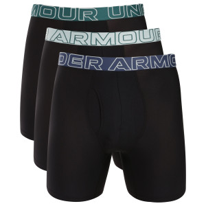 3PACK pánské boxerky Under Armour černé (1383884 006) M