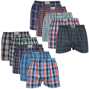 10PACK pánské trenky Styx klasická guma vícebarevné (10A30111) XXL