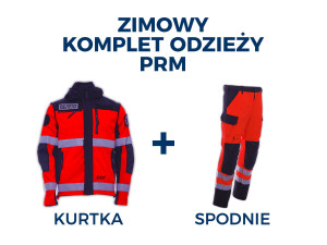 Podstawowy Kpl. Zimowy NorthWind PRM fluo (kurtka + spodnie)