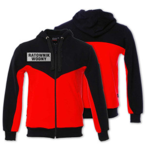 Bluza męska Ratownika WOPR FLUO z kapturem