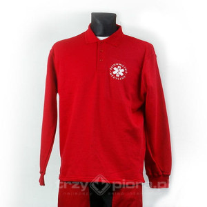 Bluza polo Ratownictwo Medyczne Czerwona