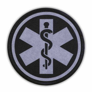Emblemat odblaskowy ESKULAP Rzep 8,5 cm