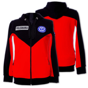 Bluza damska FLUO z kapturem
