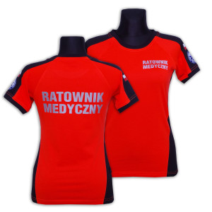 koszulka ratownicza damska PRM-25 FLUO