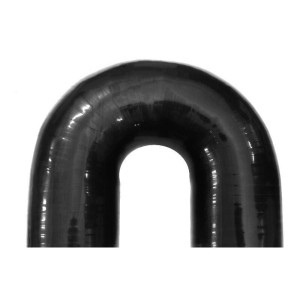 Silicone Elbow 180°, 76mm, black | BOOST products