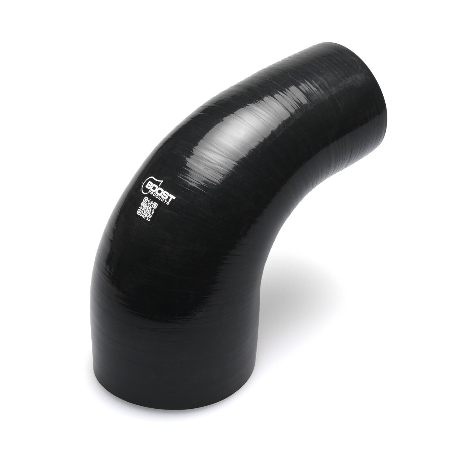 Silikon Reduzierbogen 90°, 80 - 60mm, schwarz | BOOST products