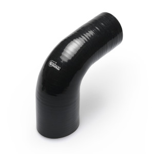 Silikon Reduzierbogen 90°, 63 - 51mm, schwarz | BOOST products