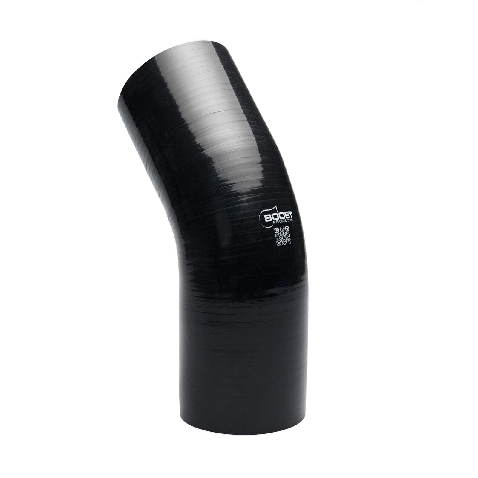 Silikonbogen 45°, 89mm, schwarz | BOOST products