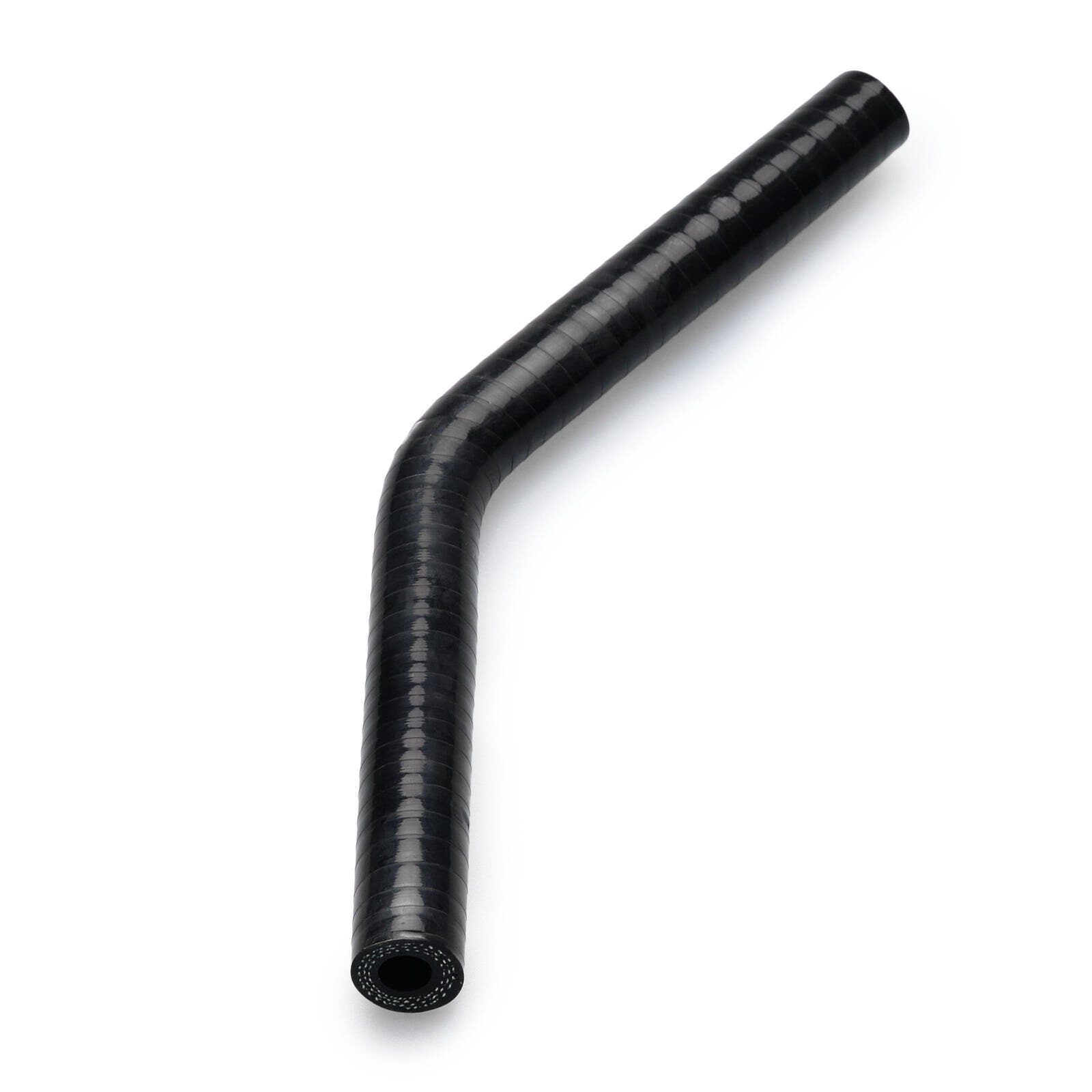 Silikonbogen 45°, 8mm, schwarz | BOOST products