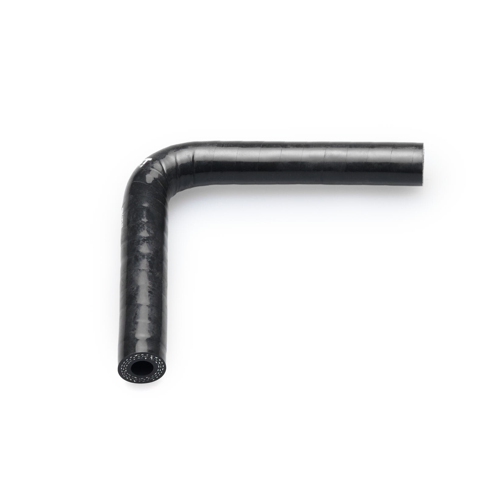 Silikonbogen 90°, 8mm, schwarz | BOOST products