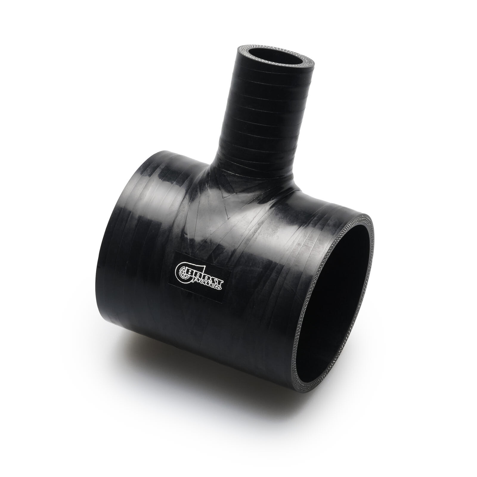 Silikon T-Stück 76mm / 25mm / schwarz | BOOST products