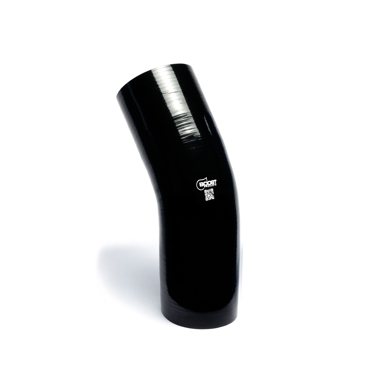 Silikonbogen 45°, 25mm, schwarz | BOOST products