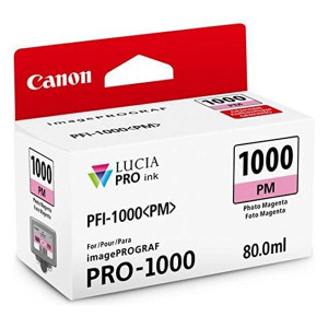 Tusz PFI-1000PM (0551C001) Oryginalny fotograficzny purpurowy - 80ml - do CANON IMAGEPROGRAF IPF PRO- 1000, CANON IMAGEPROGRAF PRO- 1000