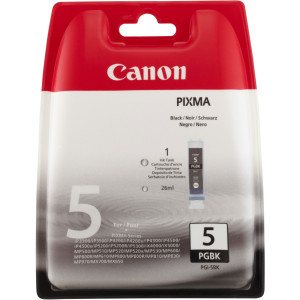 Tusz PGI-5BK (0628B001) Oryginalny czarny do CANON PIXMA MP 530, 810, 800R, 830, CANON PIXMA MX 700