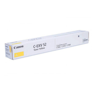 Toner C-EXV52Y (1001C002) Oryginalny żółty do CANON IMAGERUNNER ADVANCE C 7565I, 7570I, 7580I, CANON IMAGERUNNER ADVANCE DXC 7765I, 7770I
