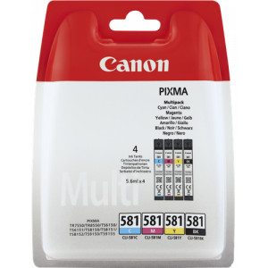 Tusz CLI-581 PGI-580 (2103C004) Oryginalny cmyk - 4 x 5.6ml - do CANON PIXMA TS 8251, 8241, 8351, 8242, 8350