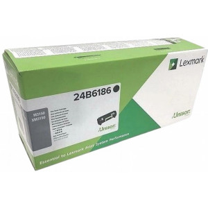Toner 24B6186 (24B6186) Oryginalny czarny do LEXMARK M 3150, 3100, LEXMARK XM 3150