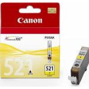 Tusz CLI-521 PGI-520 (2936B001) Oryginalny żółty - 9ml - do CANON PIXMA MP 630, 980, 550, CANON PIXMA IP 3600, 4600