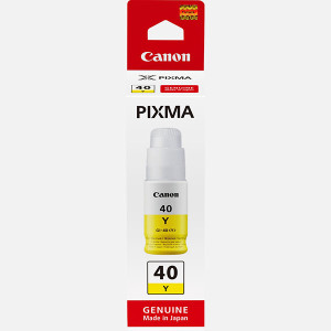 Tusz GI-40 (3402C001) Oryginalny żółty - 70ml - do CANON PIXMA GM 2040, CANON PIXMA G 5040, 6040