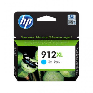 Tusz HP 912XL (3YL81AE) Oryginalny błękitny / turkusowy / niebieski do HP OFFICEJET PRO 8022E, 8014, 8012E, 8014E, HP OFFICEJET 8014