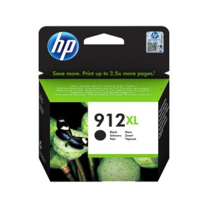 Tusz HP 912XL (3YL84AE) Oryginalny czarny do HP OFFICEJET 8014, 8014E, HP OFFICEJET PRO 8015E, 8017, 8025