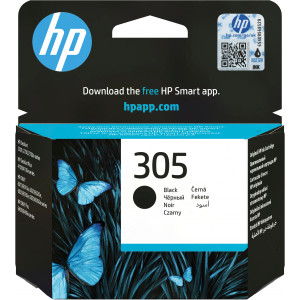 Tusz HP 305 (3YM61AE) Oryginalny czarny do HP DESKJET 2820E, 2700E, 2700, 2721E, 2320