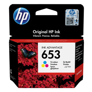 Tusz HP 653 (3YM74AE) Oryginalny kolor do HP DESKJET PLUS INK ADVANTAGE 6475, 6075, 6000
