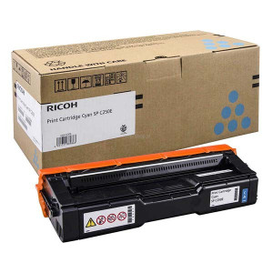 Toner Ricoh (407544) Oryginalny błękitny / turkusowy / niebieski do RICOH SPC 250DN, 260DNW, 260SFNW, 261DNW, 261SF