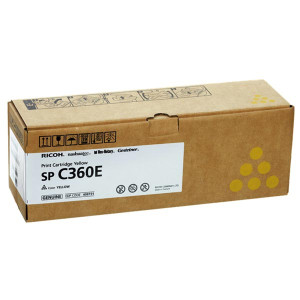 Toner Ricoh (408191) Oryginalny żółty do RICOH SPC 360DNW, 361SFNW, 360SNW, 360SFNW