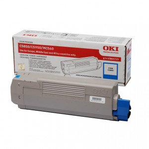 Toner C5850 C5950 MC560 (43865723) Oryginalny błękitny / turkusowy / niebieski do OKI C 5850N, 5950, 5850DN, 5950N, OKI MC 560