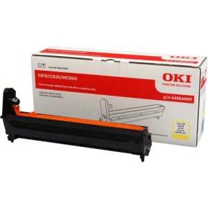 Bęben MC770 MC780OKI MC851 MC861 (44064009) Oryginalny żółty do OKI C 810CDTN, 810DN, 810N, 830CDTN, 830DN