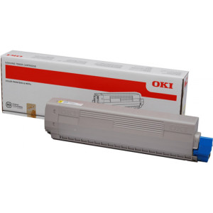 Toner 44844505 (44844505) Oryginalny żółty do OKI C 831N, 831DN, 831CDTN, 841N, 841DN