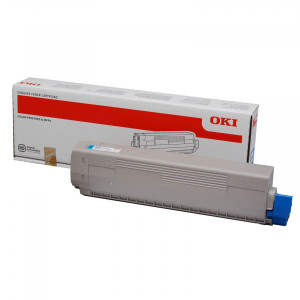 Toner C822 (44844615) Oryginalny błękitny / turkusowy / niebieski do OKI C 822N, 822DN