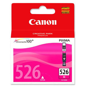 Tusz CLI-526 PGI-525 (4542B001) Oryginalny purpurowy - 9ml - do CANON PIXMA IP 4950, 4900, CANON PIXMA MG 6170, 6100, 8120